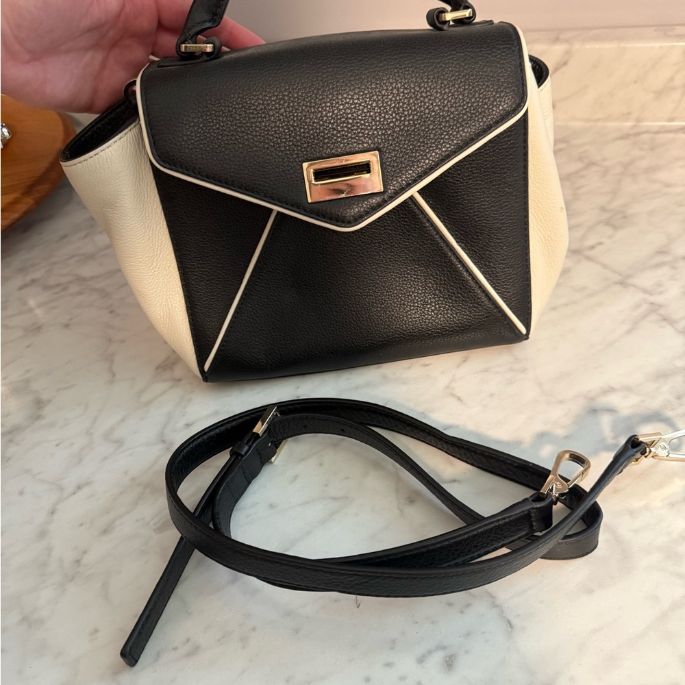 Kate Spade Black & White Crossbody Bag